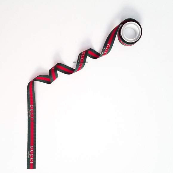 Authentic GUCCI signature red green RIBBON - Picture 2 of 8